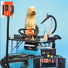 Hundefriseurbedarf, Hundesalonausstattung, Hundefriseurschule